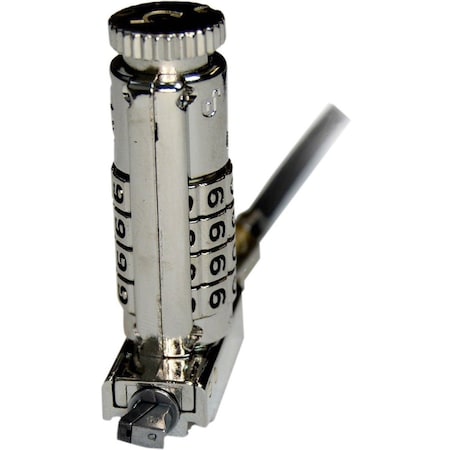 Noble Security Noble Wedge Resettable Combination Lock w/ Cable Trap And Storage TZ07T